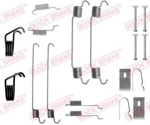 QUICK BRAKE Piederumu komplekts, Bremžu loki 105-0799